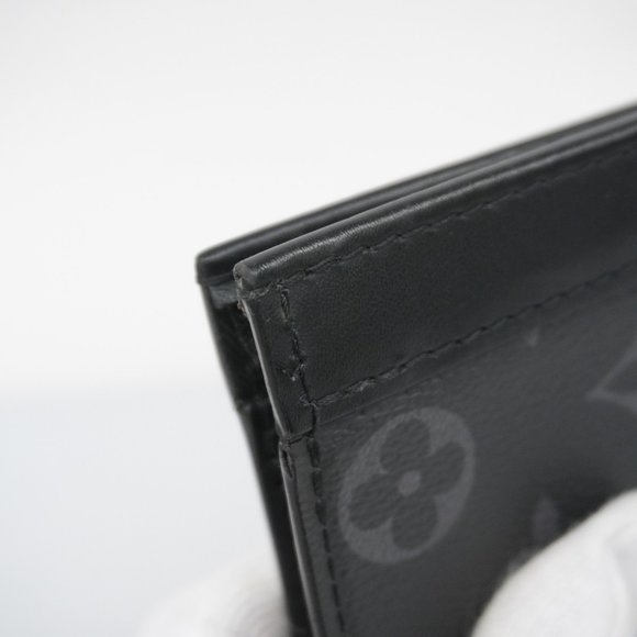 Louis Vuitton Clutch Bag Monogram Eclipse Pochette Voyage MM M61692 Grey Blac... - Picture 11 of 12